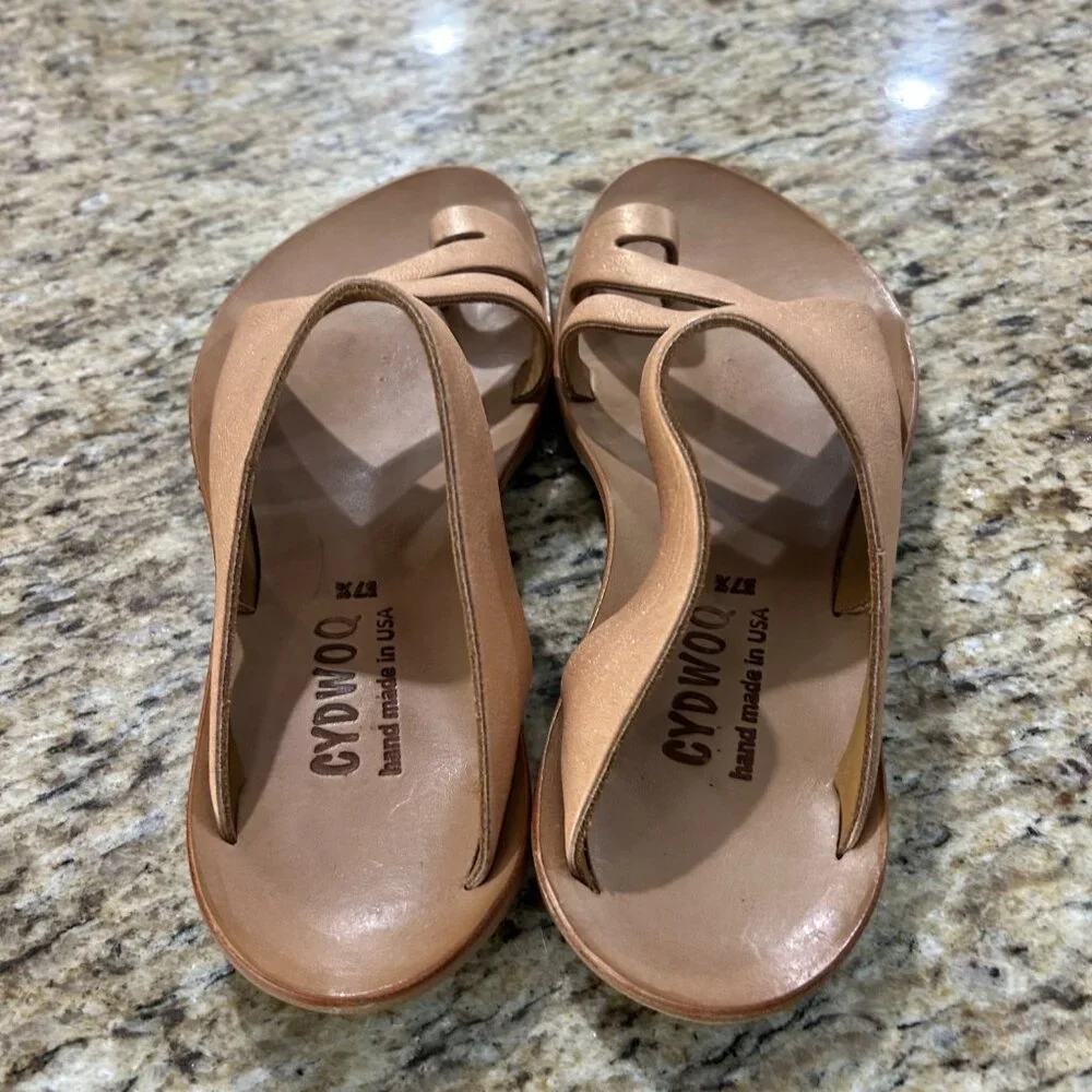 CYDWOQ Feline Womens Sandal, gold, 37.5 - Picture 8 of 8